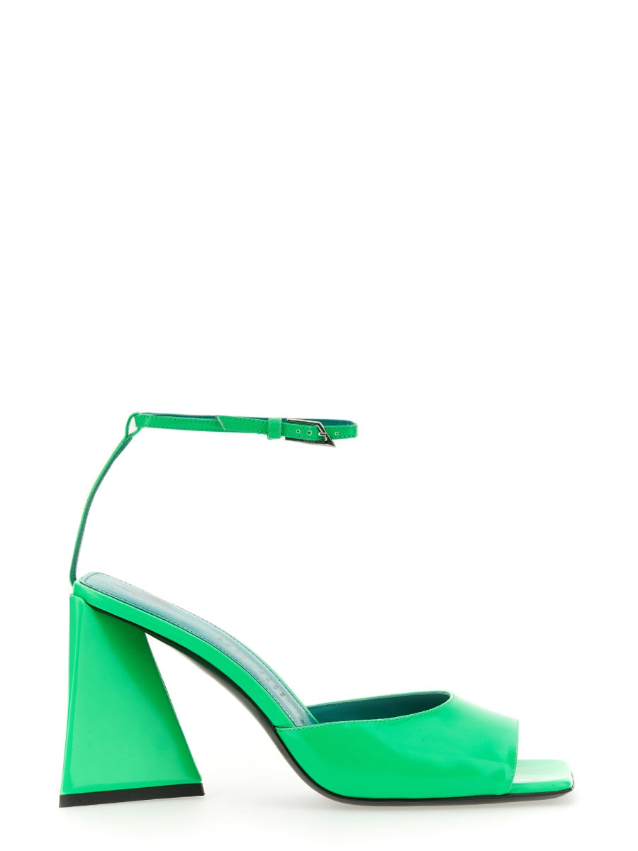 Piper Sandal Green Main Fabric: Polyurethane
