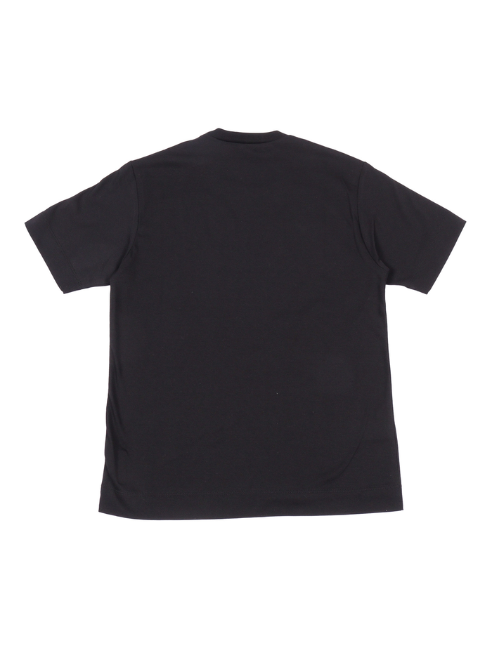 T-shirts Black Cotton Short Sleeves T-shirt