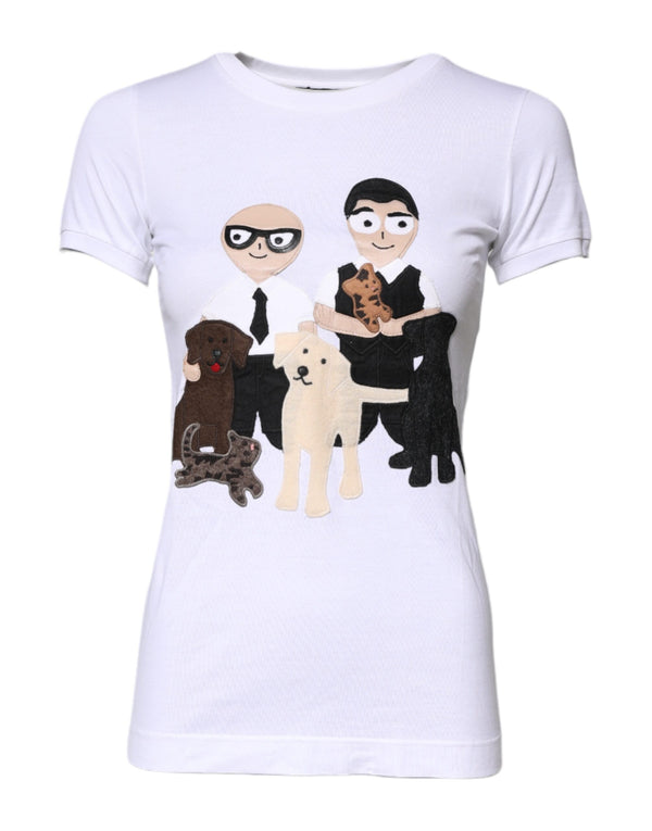 Dolce & Gabbana 100% Cotton t-shirt in white