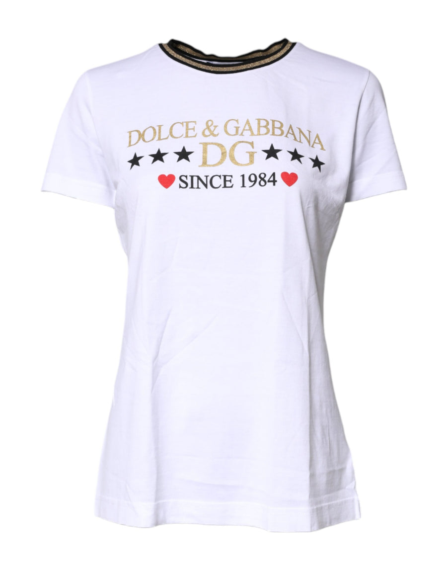 Dolce & Gabbana 100% Cotton t-shirt in white