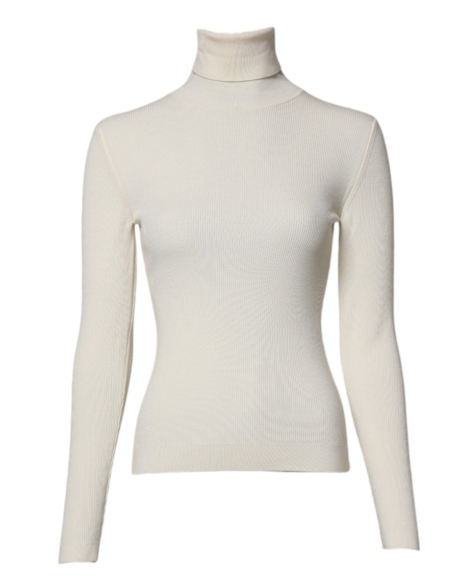 Dolce & Gabbana 100% Virgin Wool sweater in cream