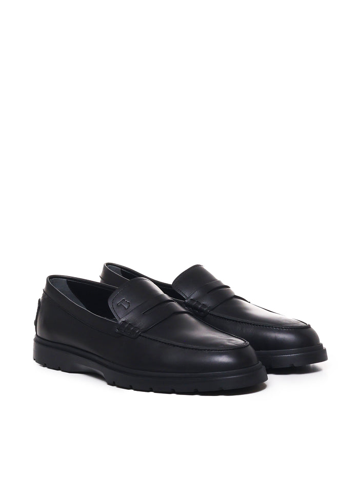 Tods Flat Shoes Black Calfskin