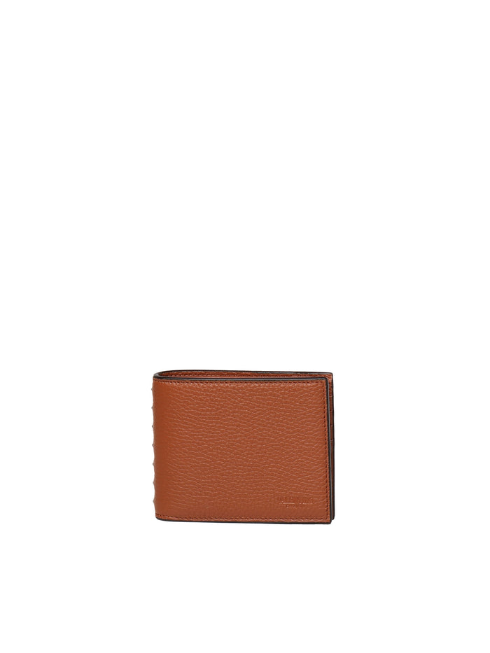 Valentino Garavani Wallets Brown Calfskin