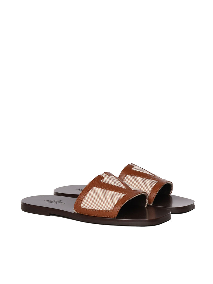 Valentino Garavani Sandals Beige Calfskin