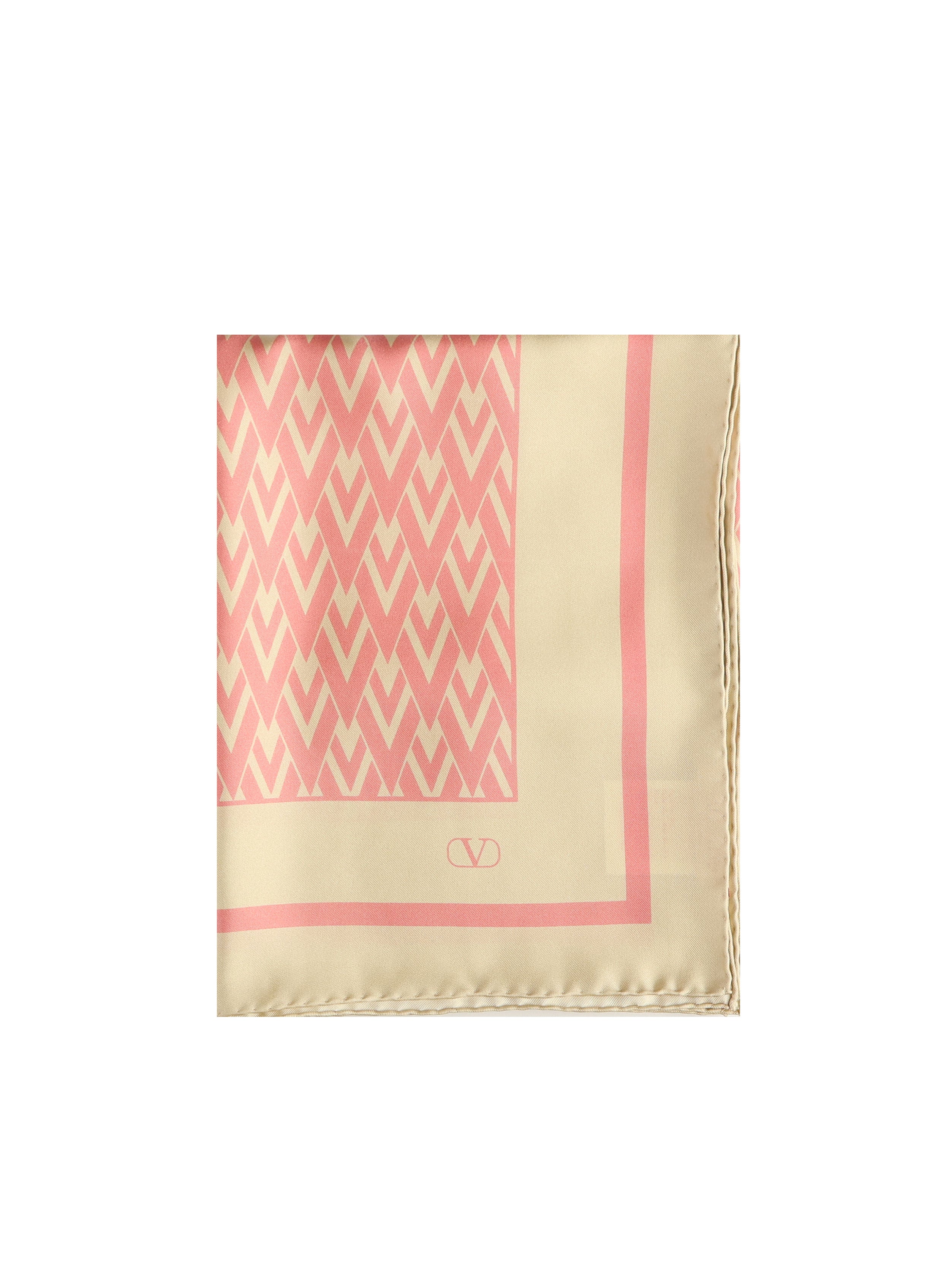 Valentino Garavani Scarfs Beige Silk