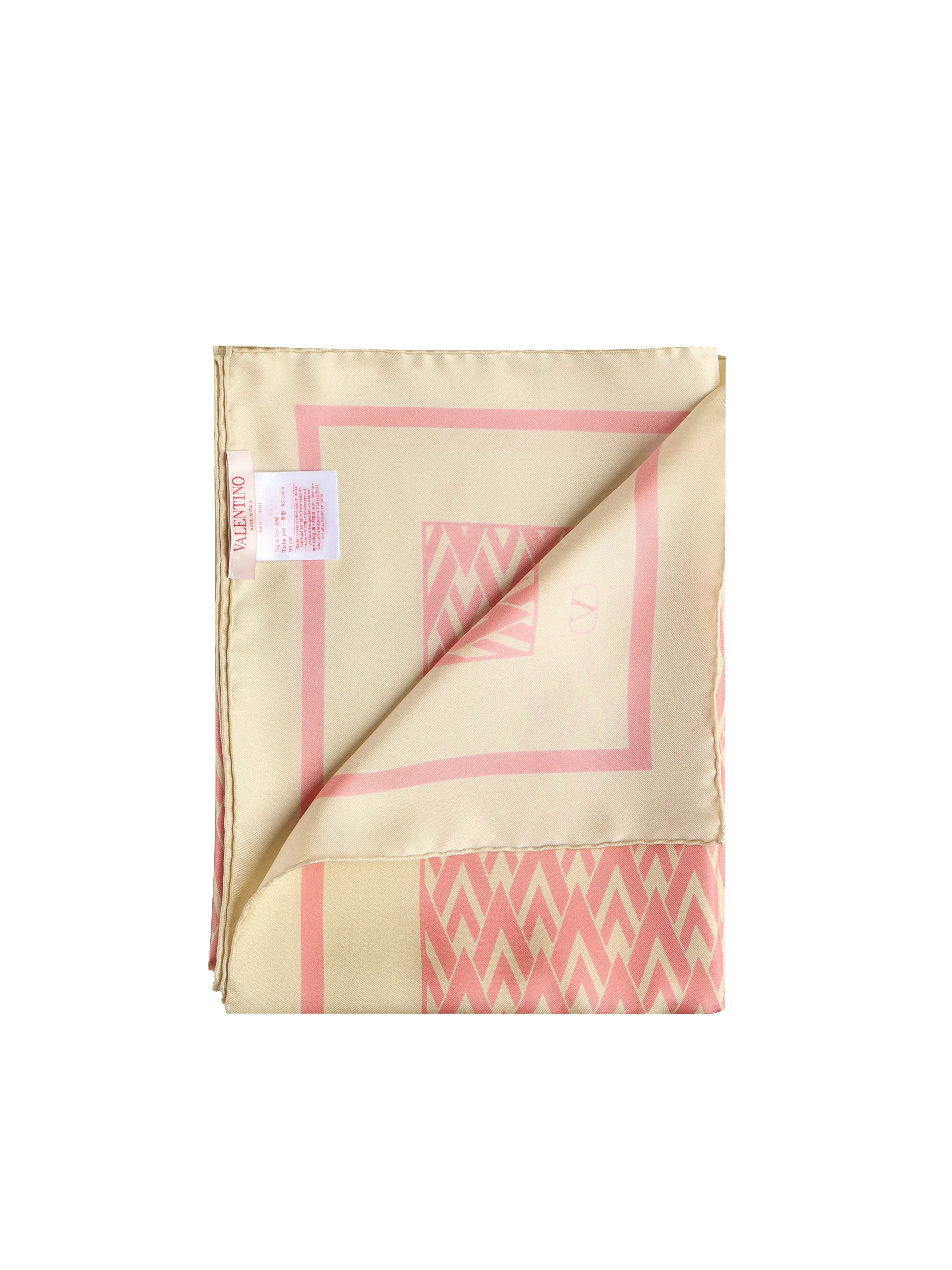 Valentino Garavani Scarfs Beige Silk