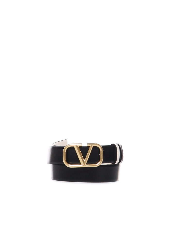 Valentino Garavani Belts Black Calfskin