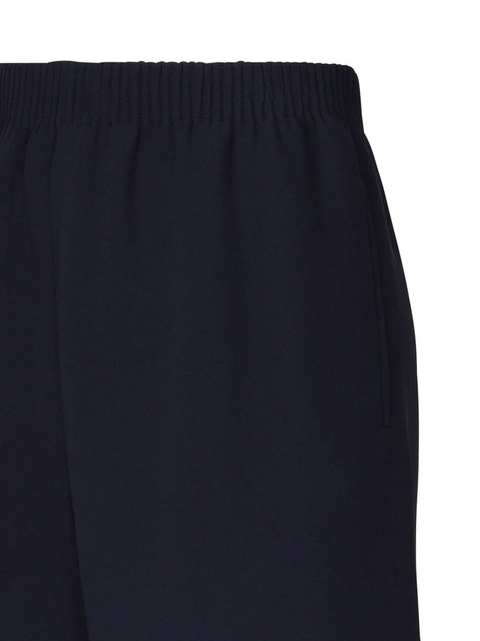Valentino Garavani Rtw Blue Crepe Trousers