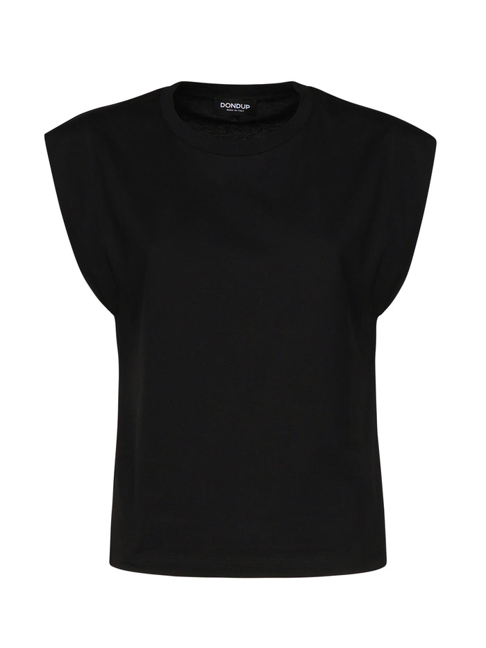 Dondup T-shirts and Polos Black Cotton