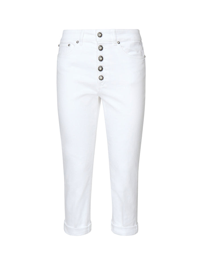 Dondup Jeans White Cotton