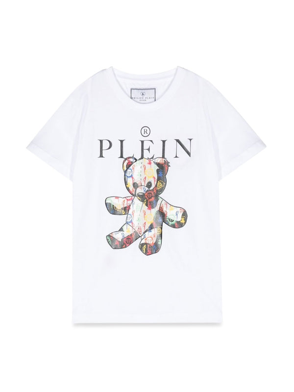 T-Shirt Maxi Bear White Cotton T-shirts