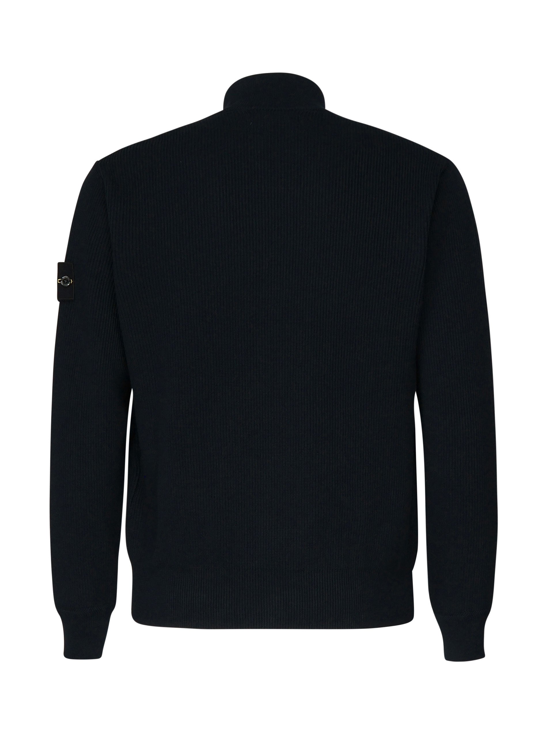 Stone Island Sweaters Blue Cotton