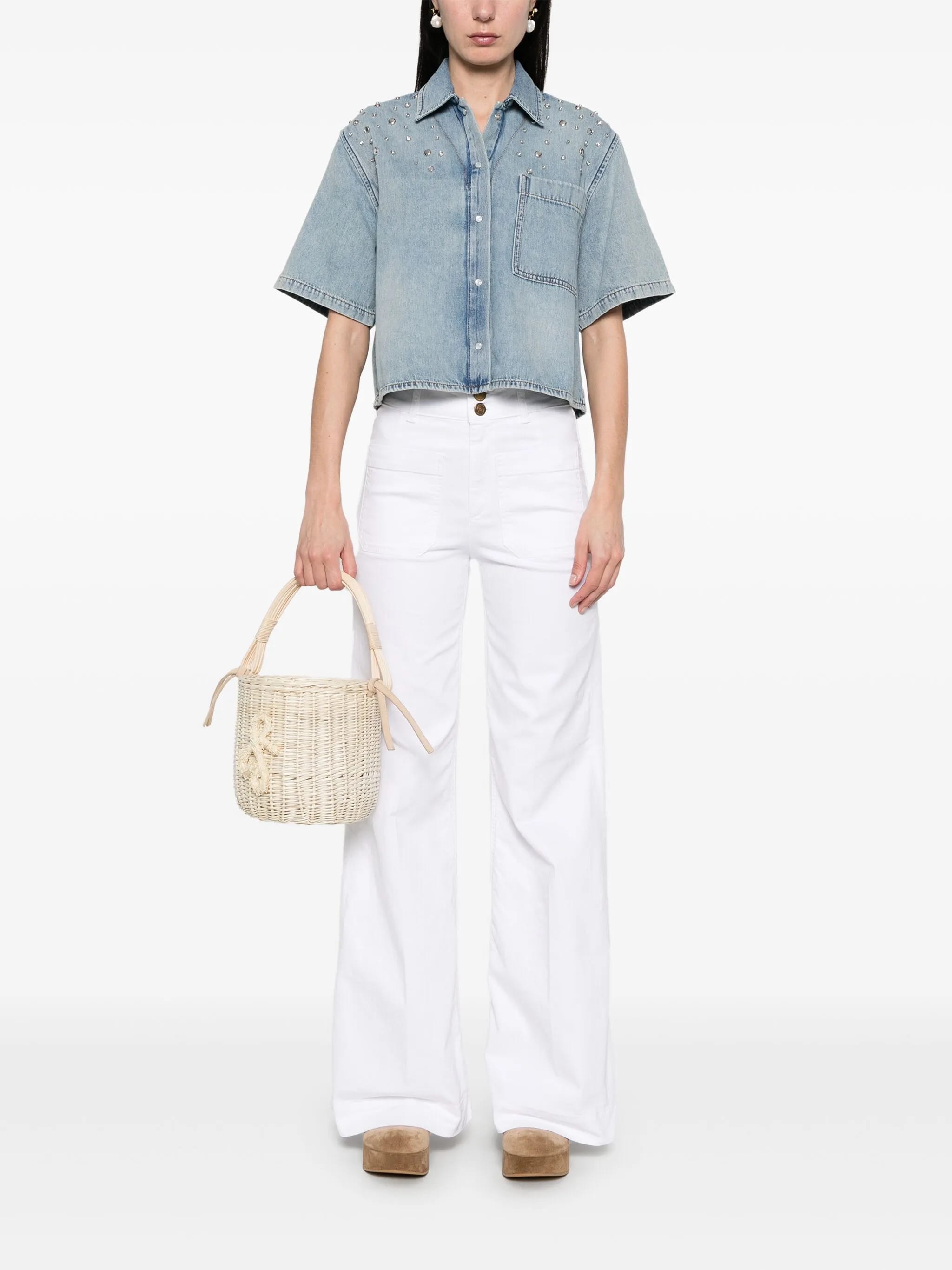 Pantalone Jane White Pantaloni