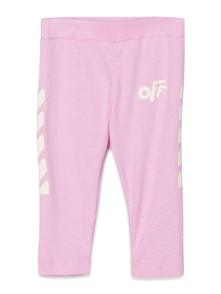 Leggings Rounded Pink Cotton Trousers