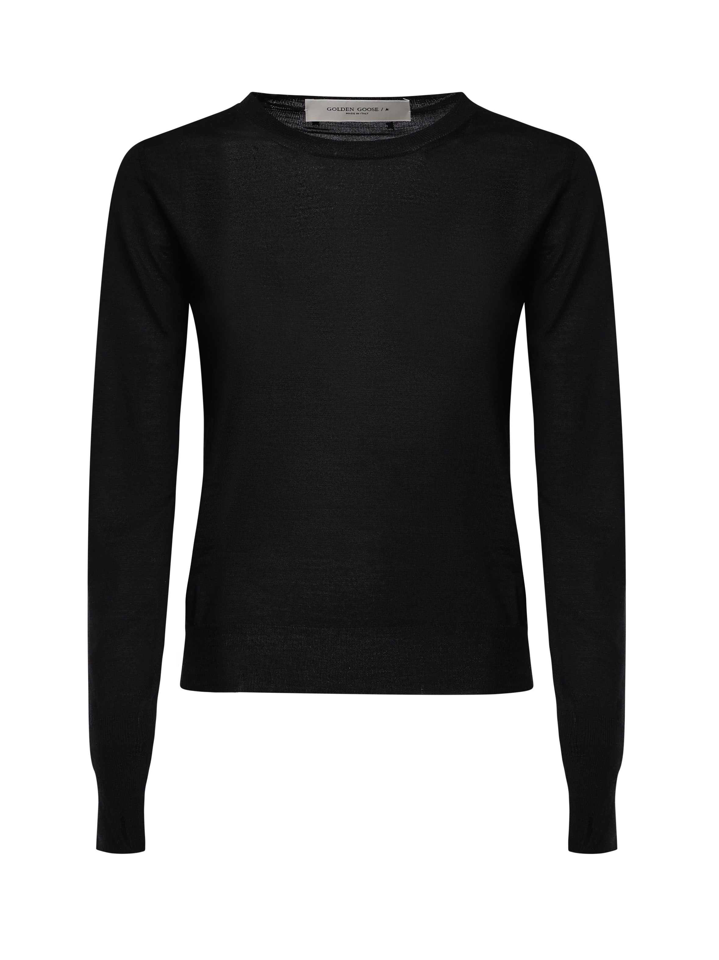 Golden Goose Sweaters Black Virgin Wool
