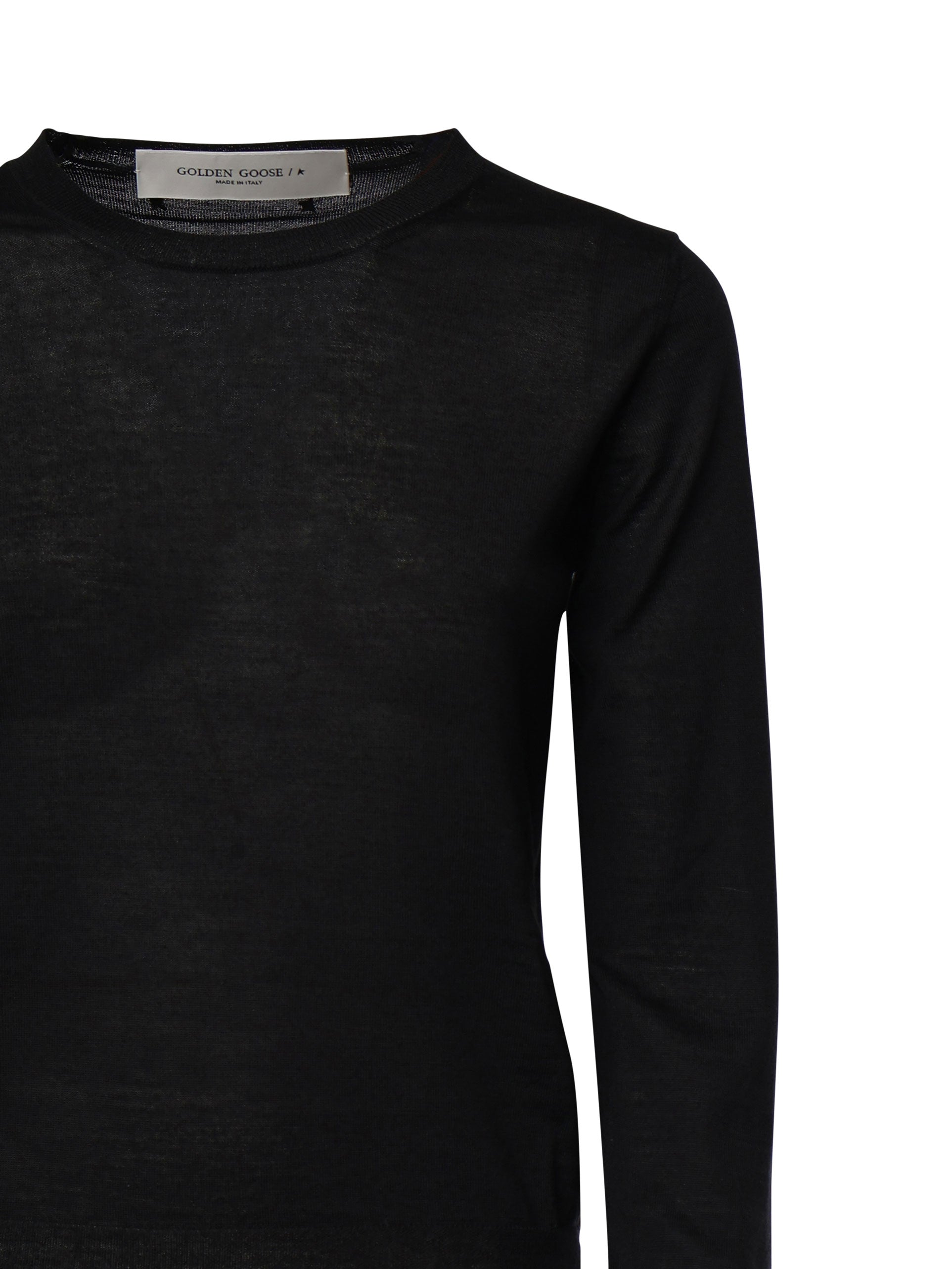 Golden Goose Sweaters Black Virgin Wool