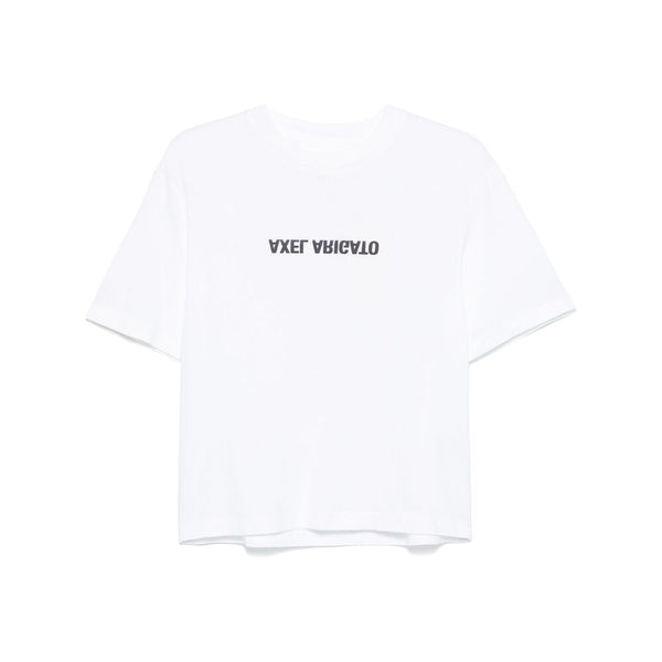 T-Shirt Distort White Cotton T-shirts & Jerseys