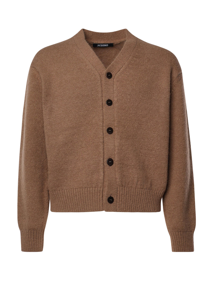 Jacquemus Sweaters Brown Alpaca
