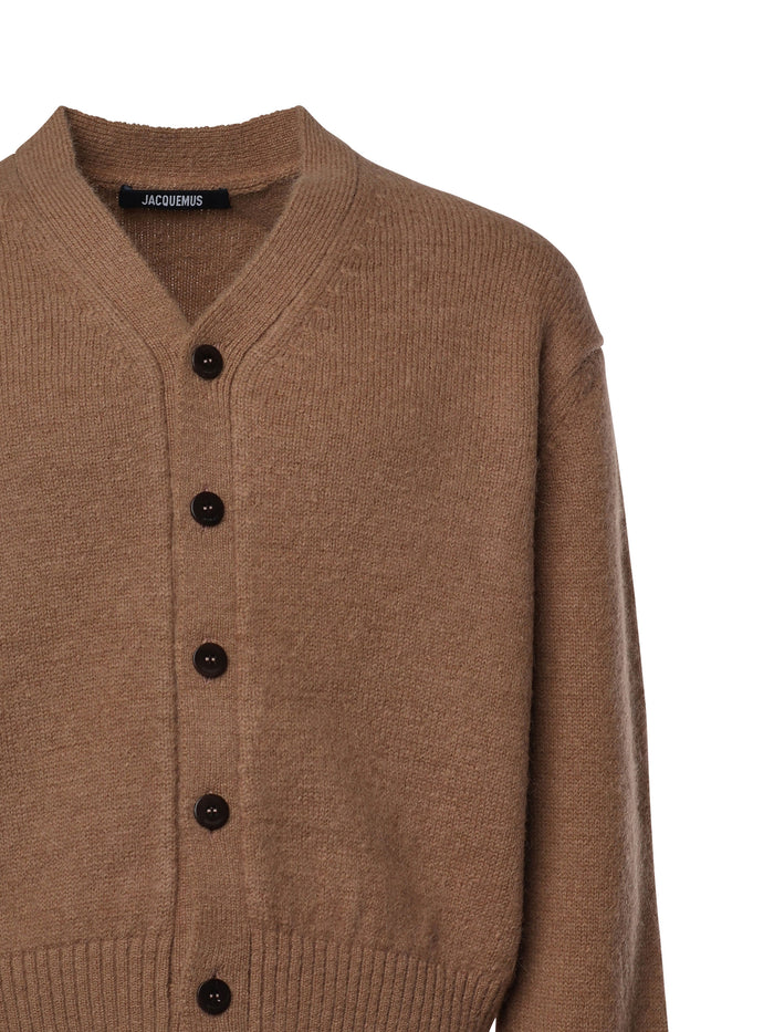Jacquemus Sweaters Brown Alpaca