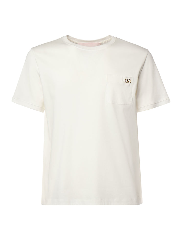 Valentino Garavani T-shirts and Polos White Cotton