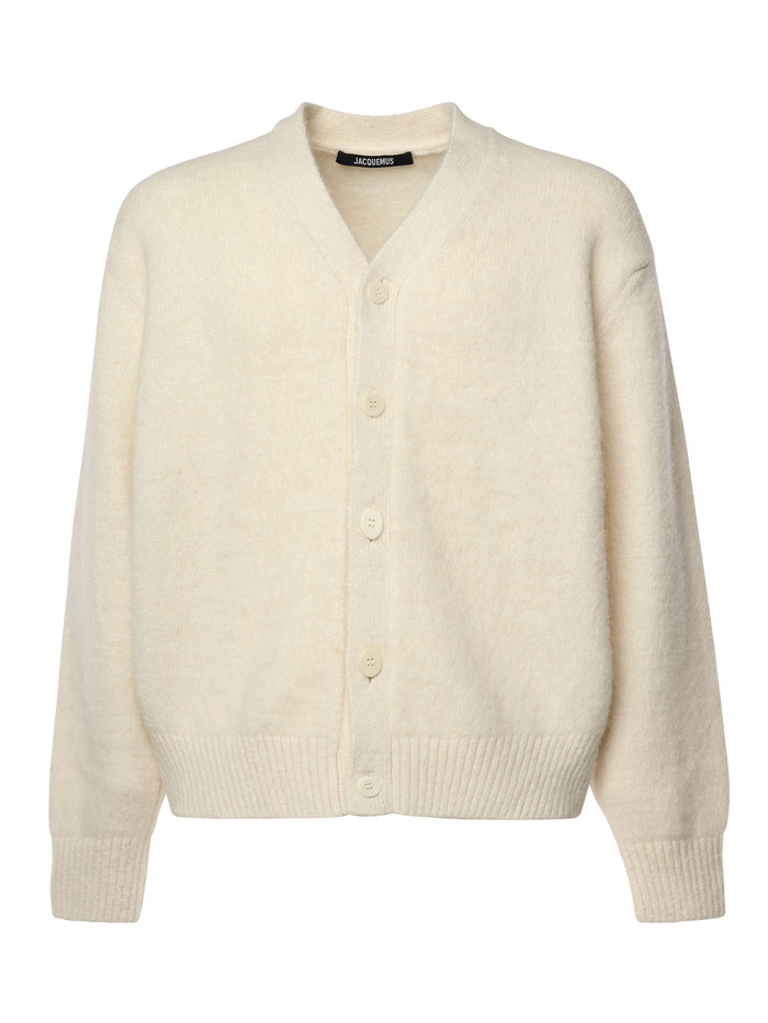 Jacquemus Sweaters Beige Alpaca