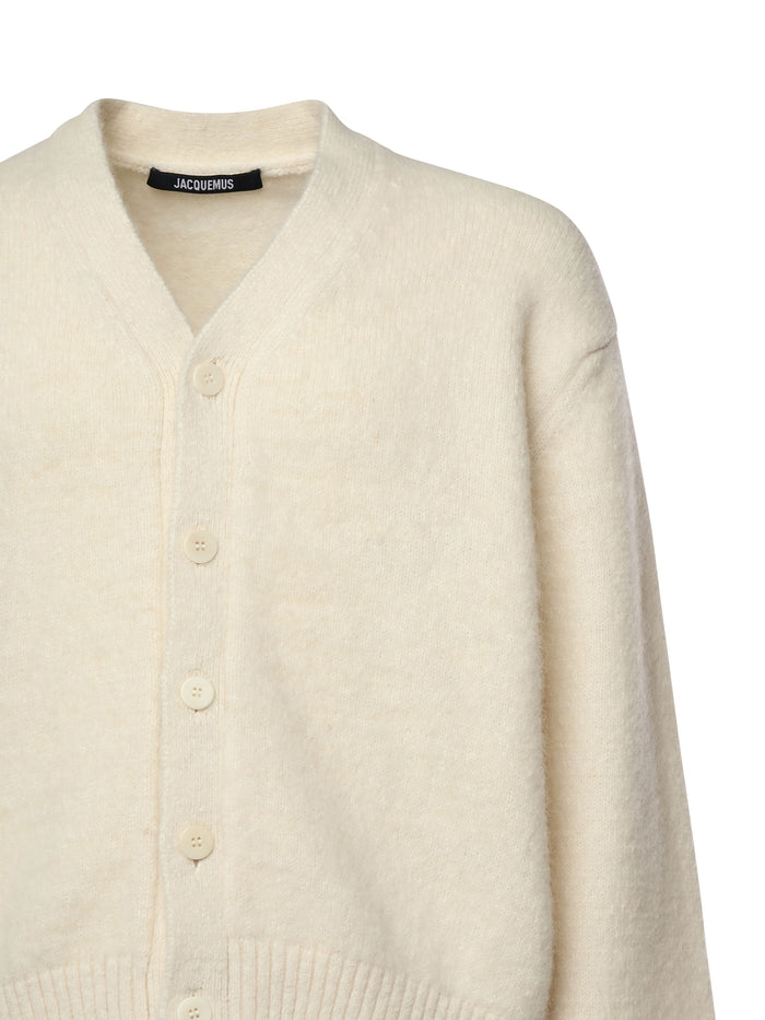 Jacquemus Sweaters Beige Alpaca
