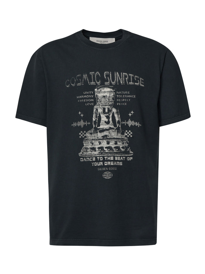 Golden Goose T-Shirts And Polos Grey Cotton