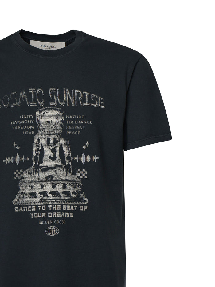 Golden Goose T-Shirts And Polos Grey Cotton