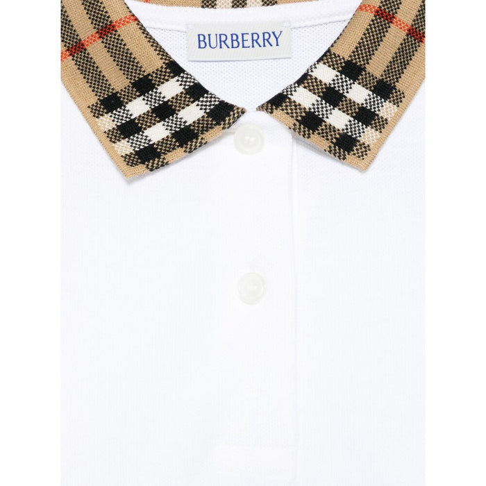 Dress Burberry White Organic Cotton: 100
