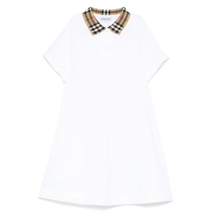 Dress Burberry White Organic Cotton: 100