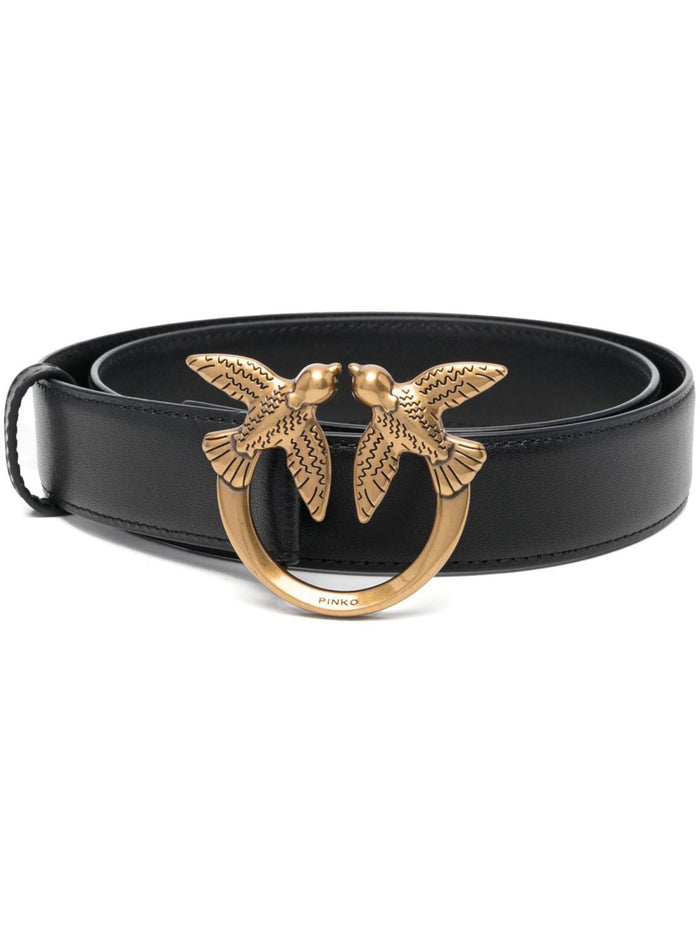 Love Berry Black Leather | Cintura