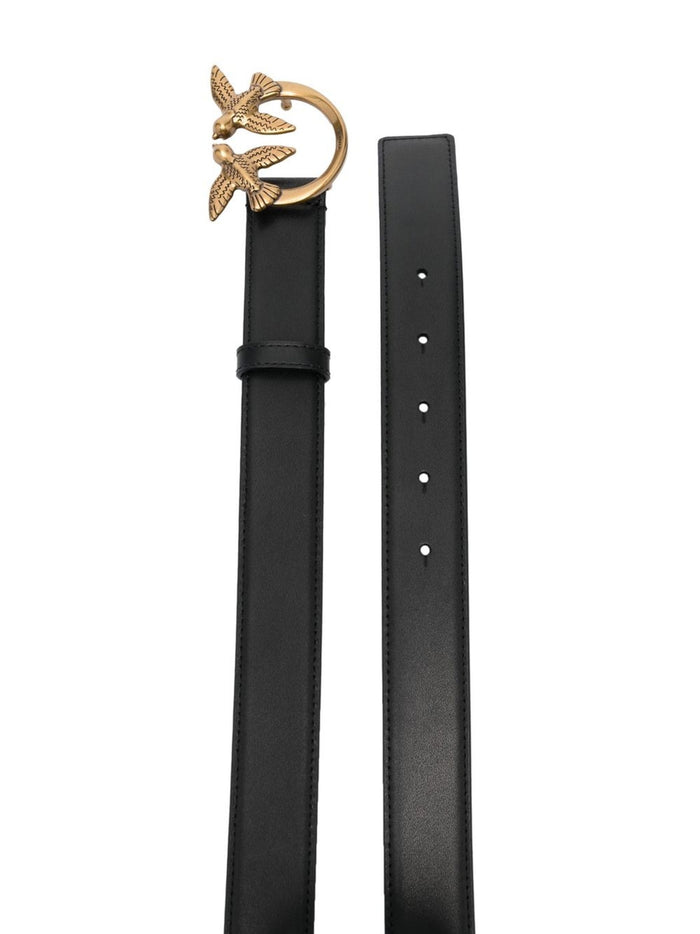 Love Berry Black Leather | Cintura