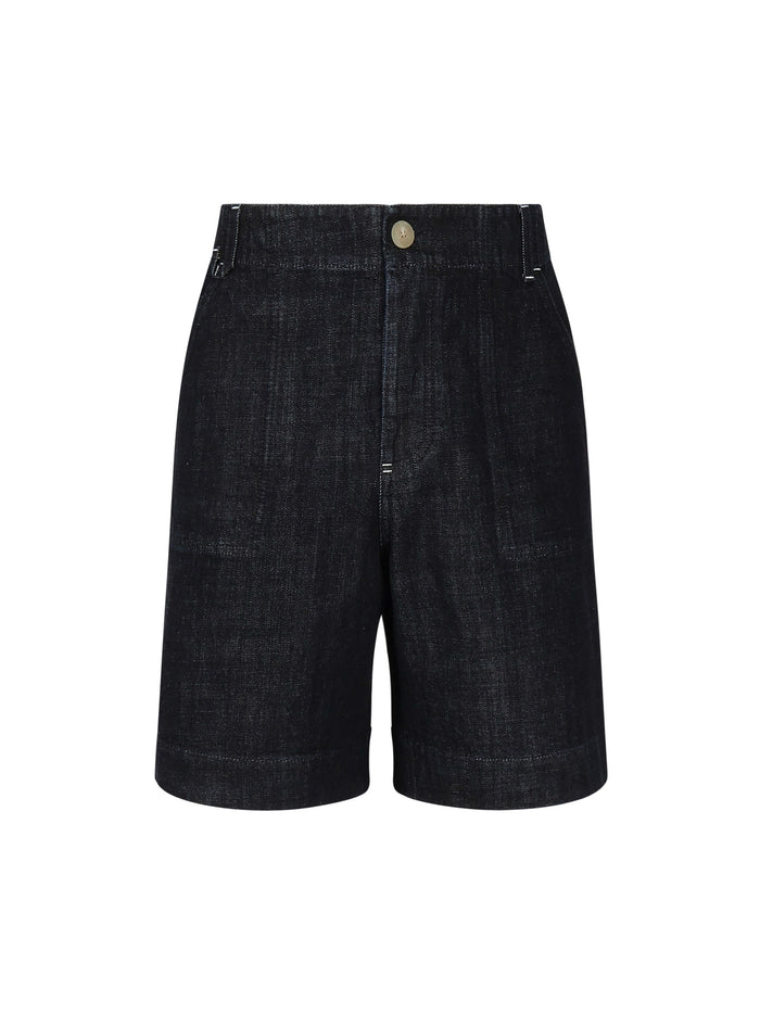 Jacquemus Shorts Blue Cotton