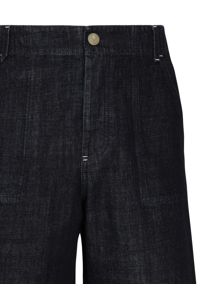 Jacquemus Shorts Blue Cotton