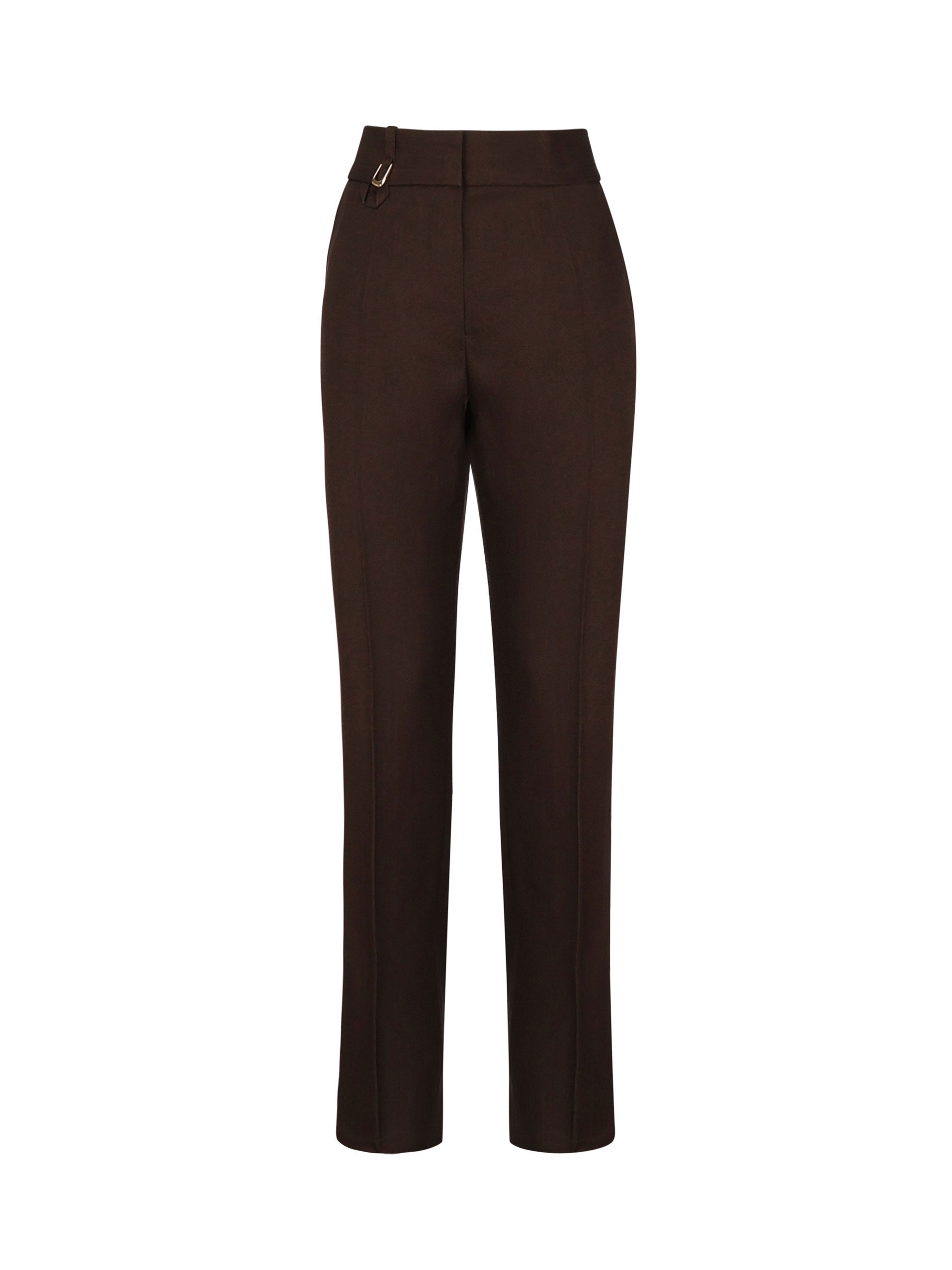 JACQUEMUS RTW Dark Brown Viscose