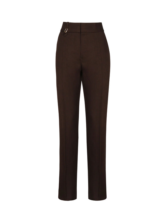 JACQUEMUS RTW Dark Brown Viscose