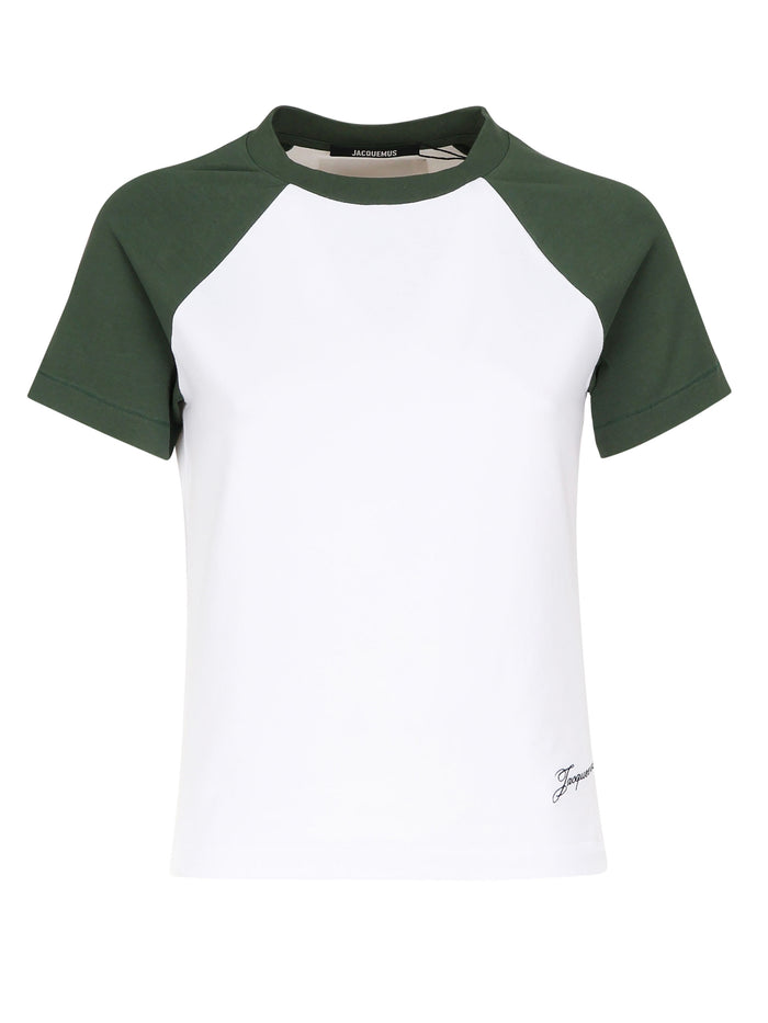 Jacquemus T-Shirts And Polos White, Green Cotton