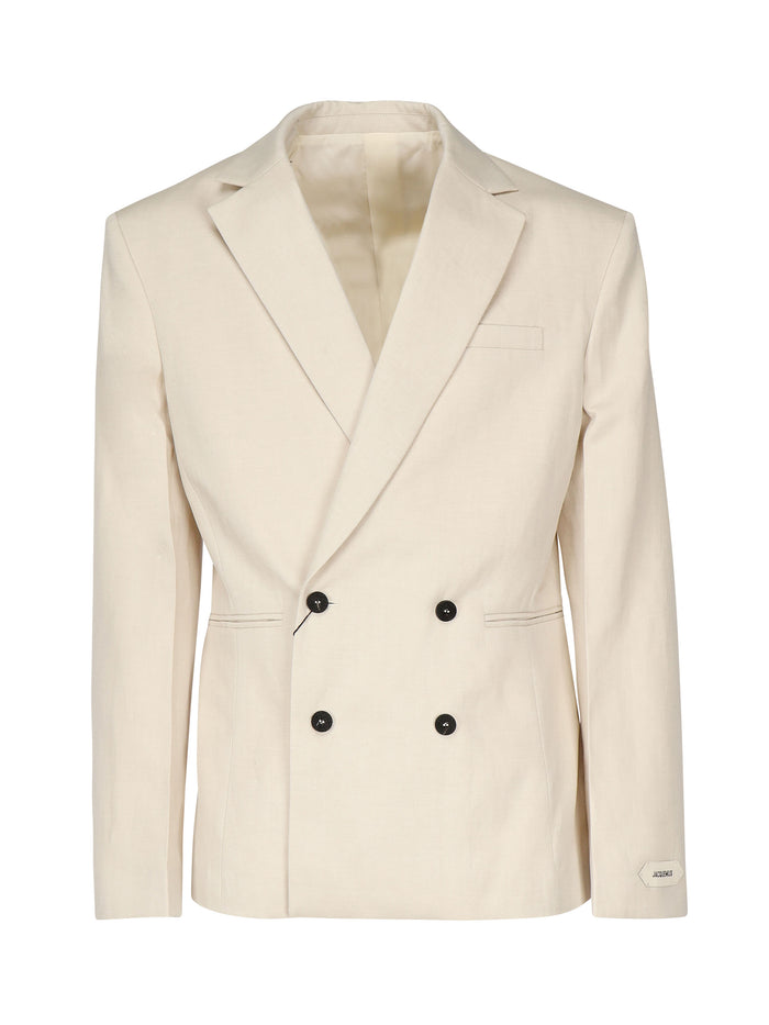 Jacquemus Jackets White Wool