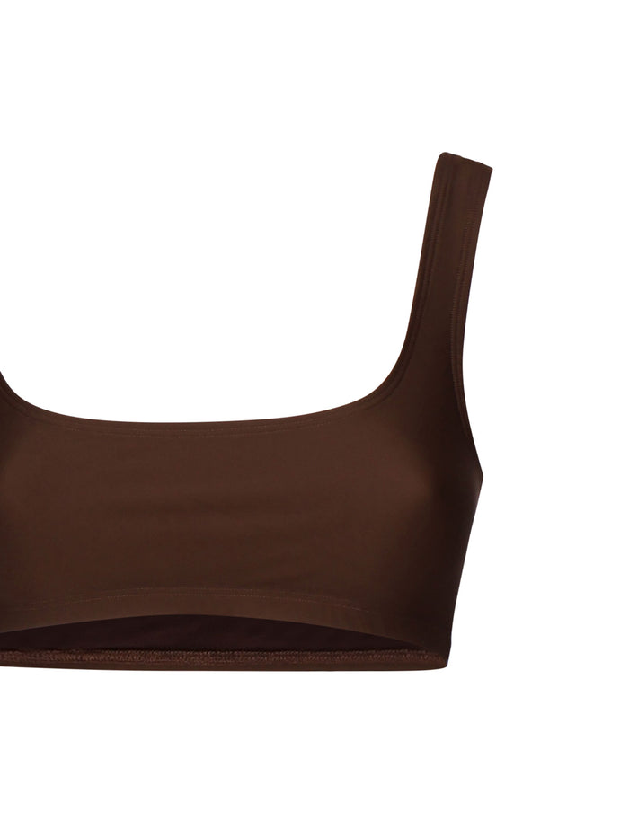 THE ANDAMANE Top Coffee Polyester