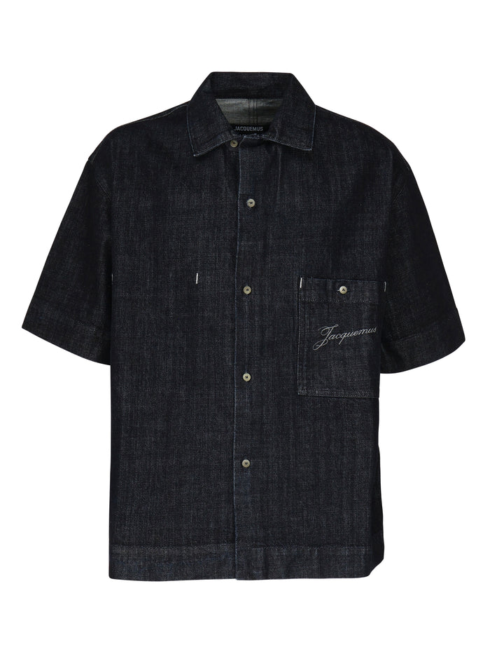 Jacquemus Shirts Blue Cotton
