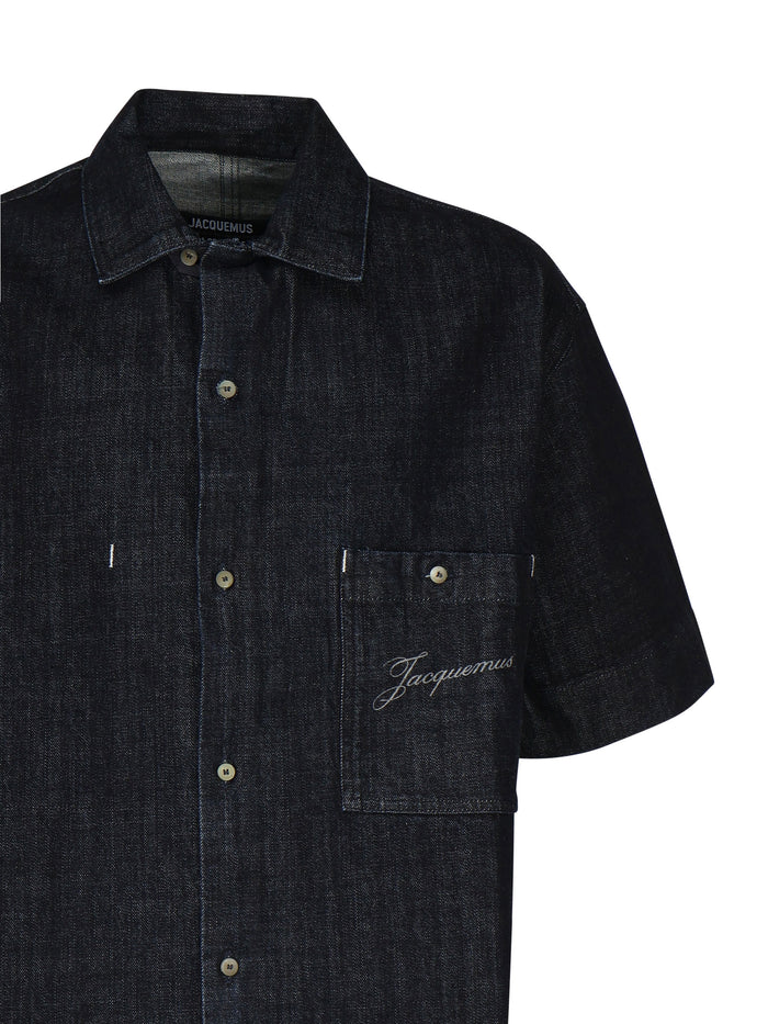 Jacquemus Shirts Blue Cotton