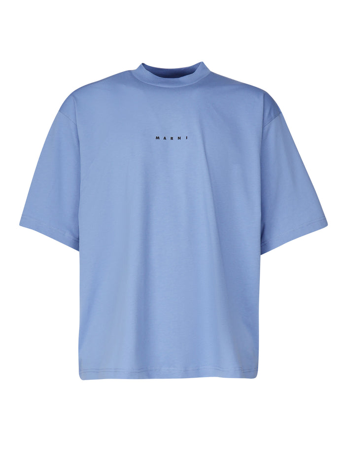 Marni T-Shirts And Polos Blue Cotton
