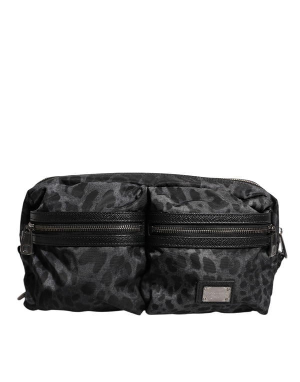 Dolce & Gabbana 41% Nylon belt bag in black