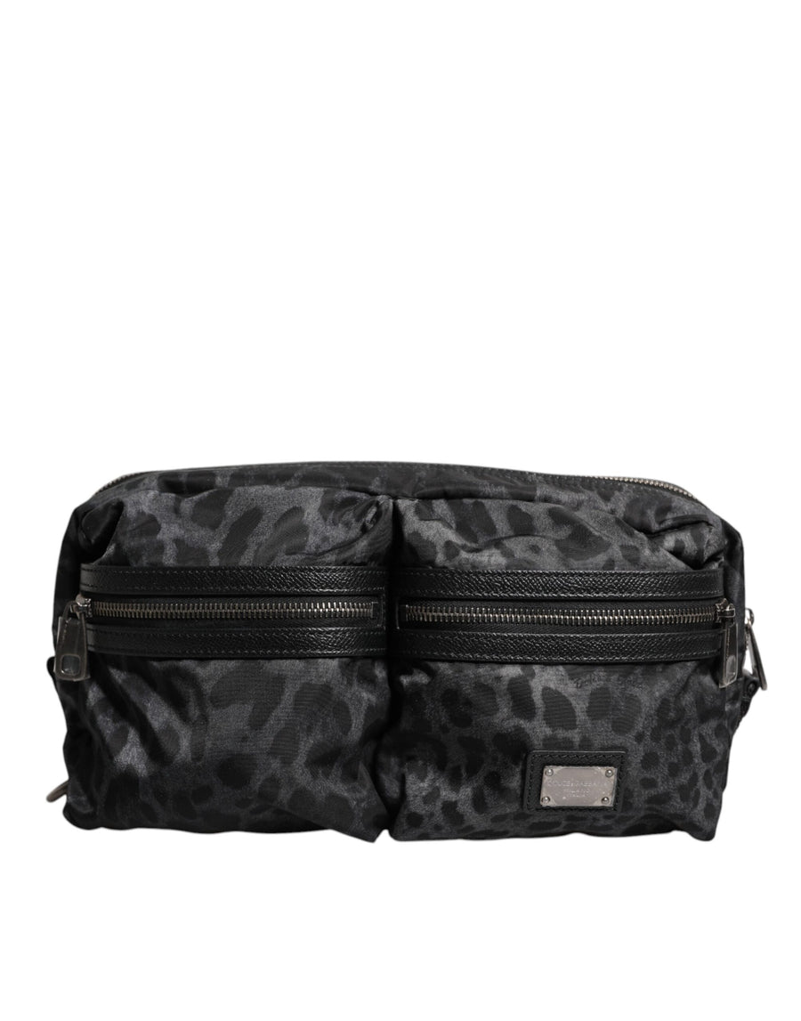Dolce & Gabbana 41% Nylon belt bag in black