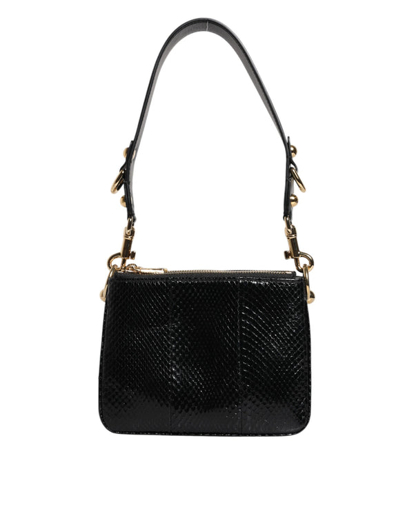 Dolce & Gabbana Leather shoulder bag in black