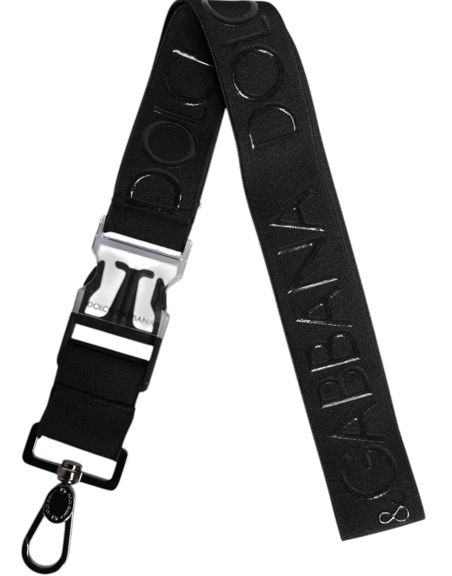 Dolce & Gabbana 62% Polyester belt in black