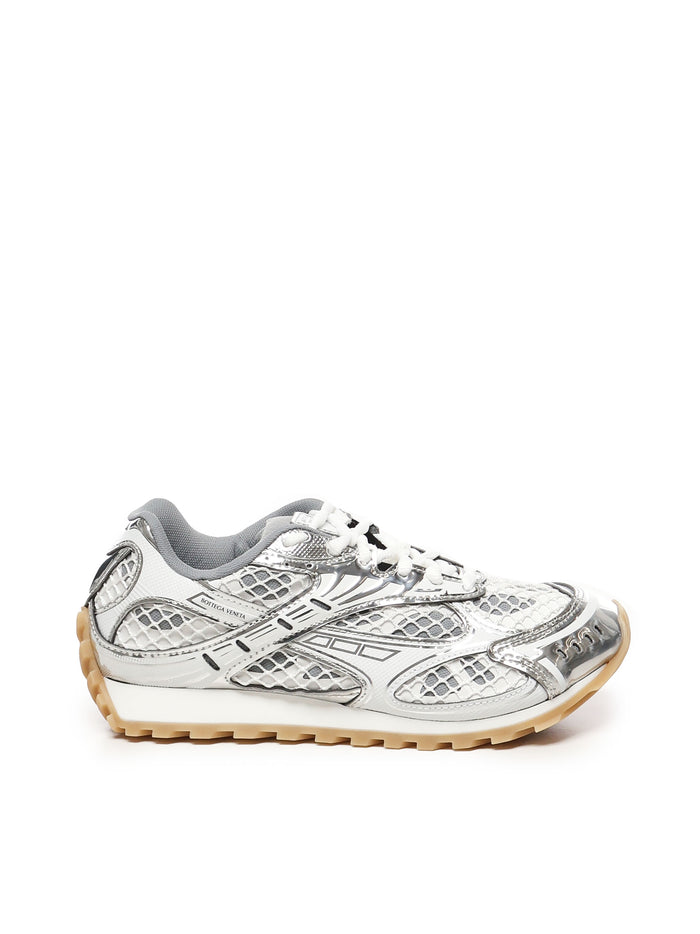 Bottega Veneta Sneakers Silver Polyamide