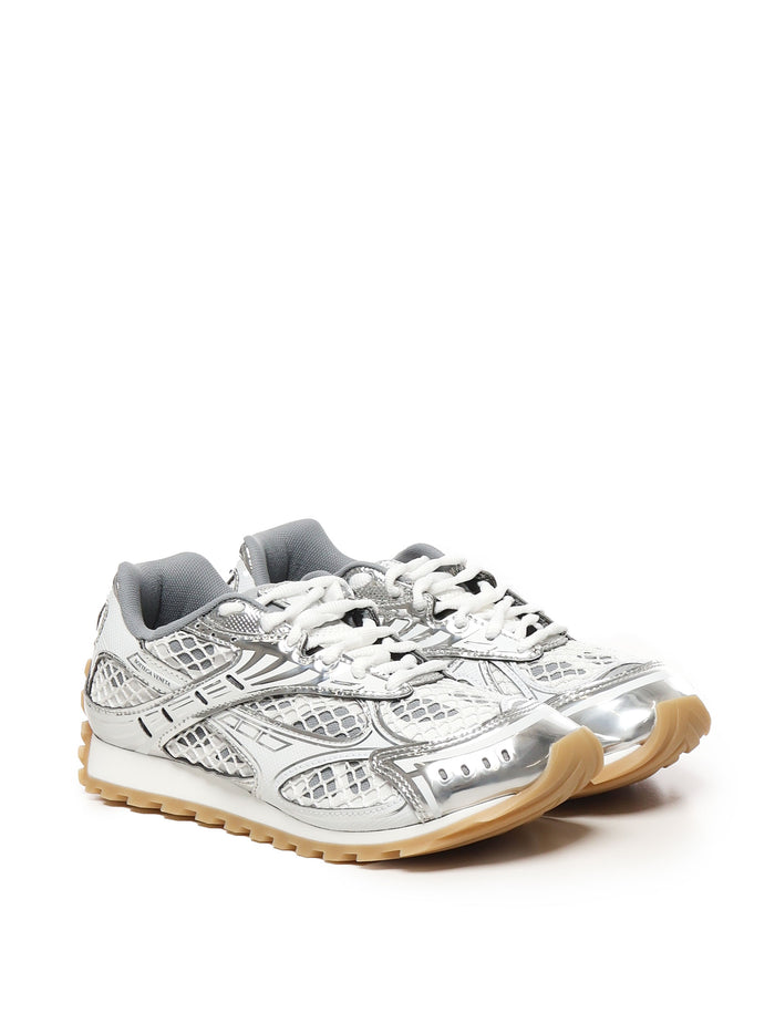 Bottega Veneta Sneakers Silver Polyamide