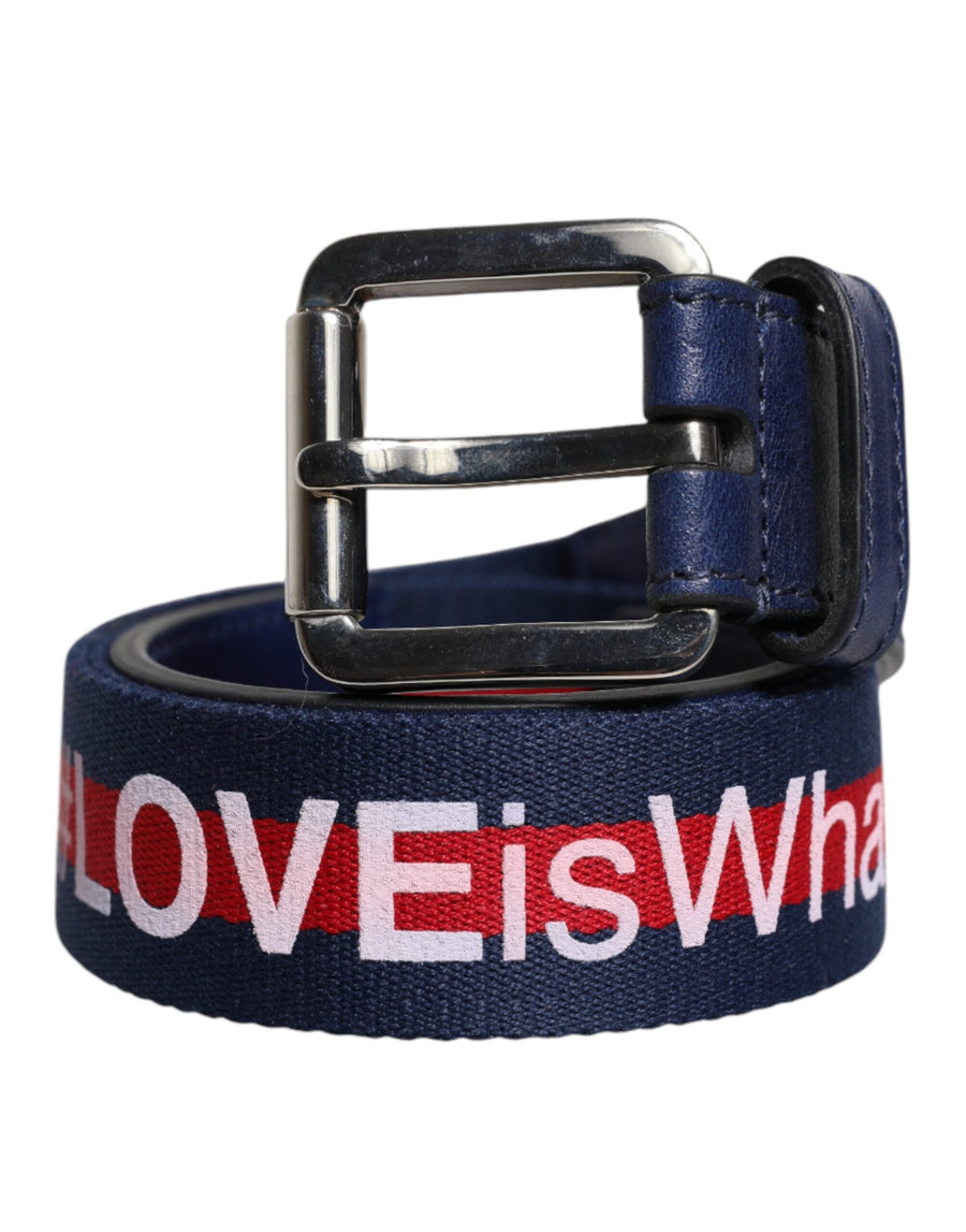 Dolce & Gabbana 30% Calf Leather belt in blue