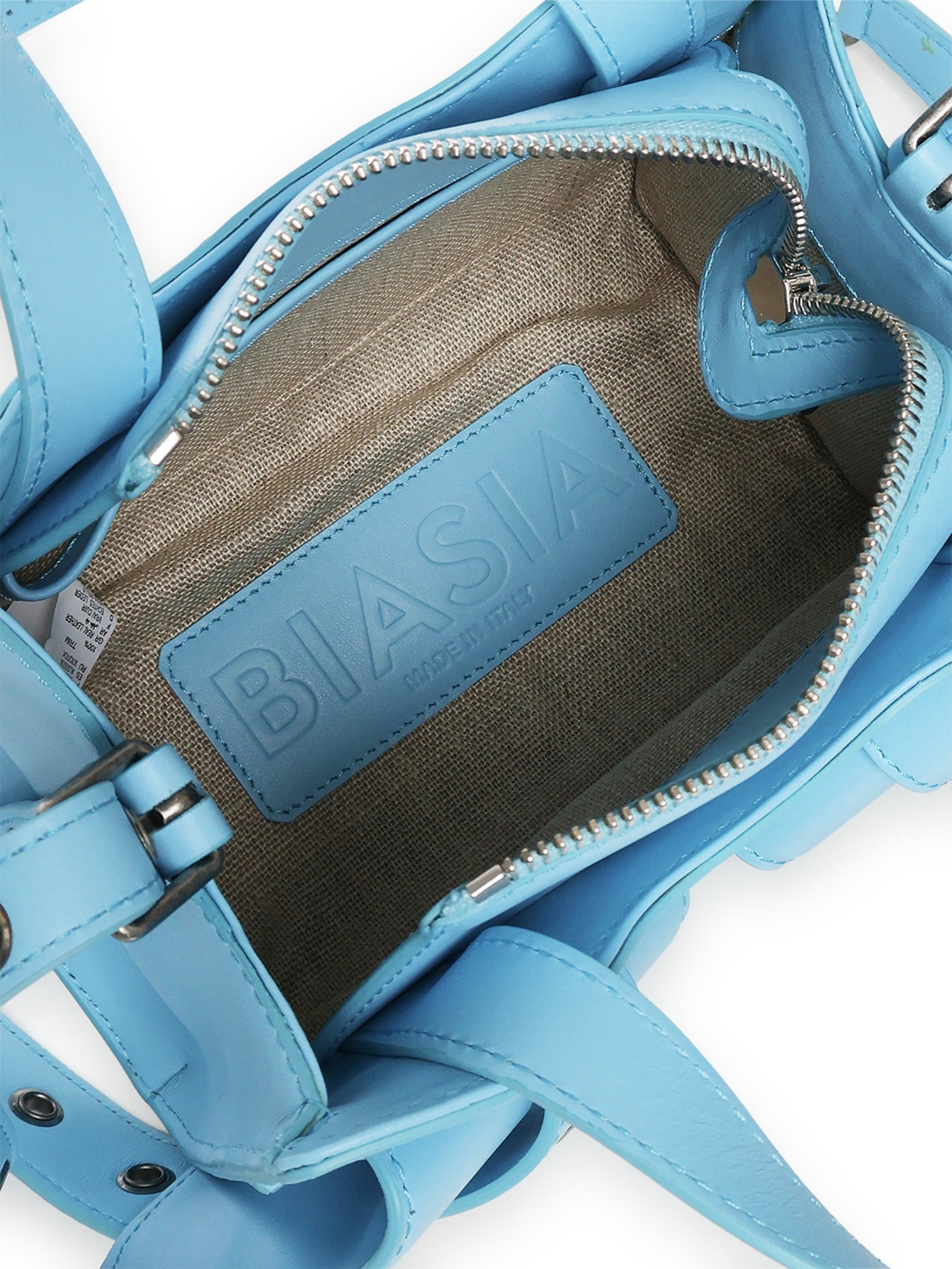BIASIA Bags Blue Cowskin